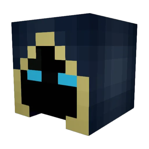 eye_of_doom Minecraft avatar head, 3D render