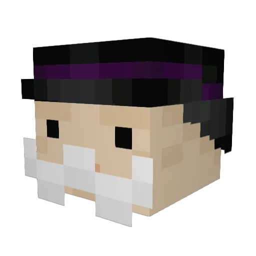eyeball34 Minecraft avatar head, 3D render