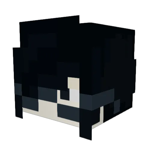 eyecu2 Minecraft avatar head, 3D render