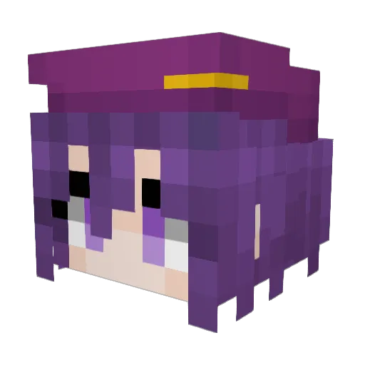 eyeh8w0mN Minecraft avatar head, 3D render