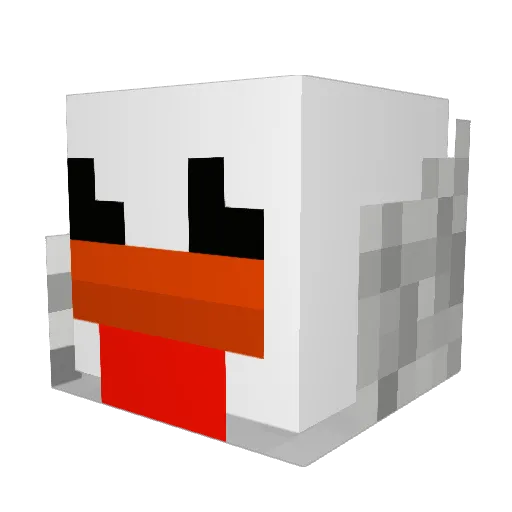eyeman78 Minecraft avatar head, 3D render