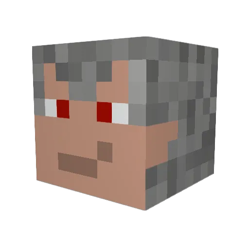eyeoffire88 Minecraft avatar head, 3D render