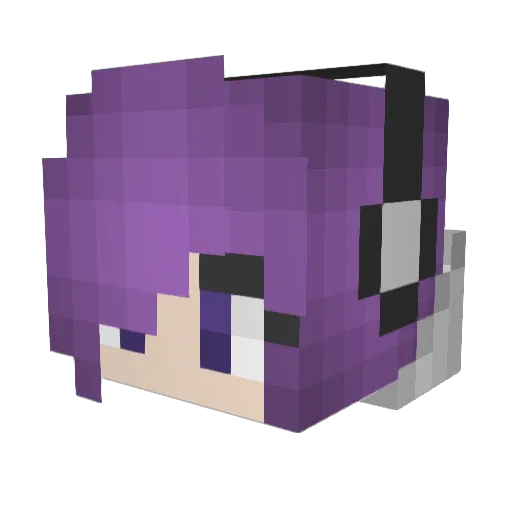 eyeofthetiger752 Minecraft avatar head, 3D render