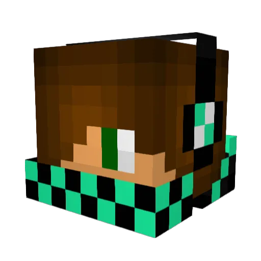 eyeofthetiger_04 Minecraft avatar head, 3D render