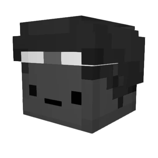 eyephonealert Minecraft avatar head, 3D render