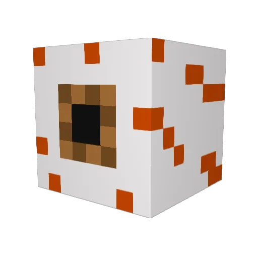 eyepigeon Minecraft avatar head, 3D render