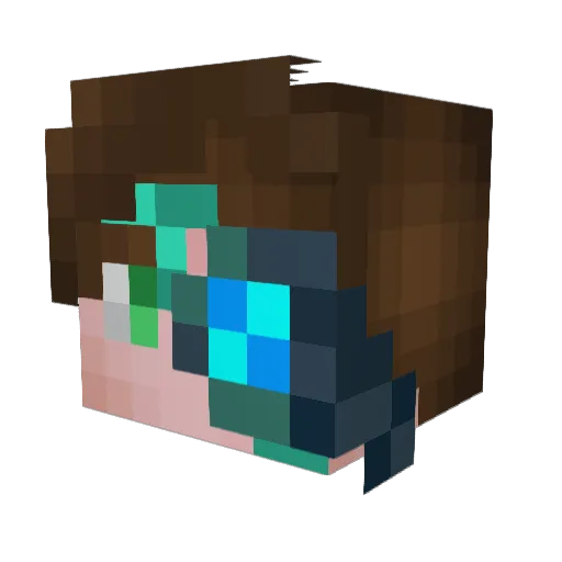 eyg2011 Minecraft avatar head, 3D render
