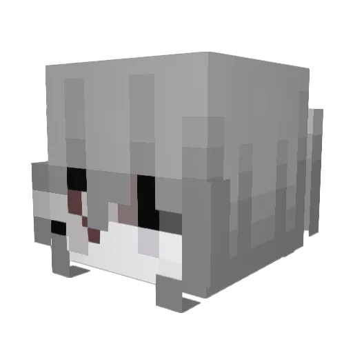 eyhm Minecraft avatar head, 3D render