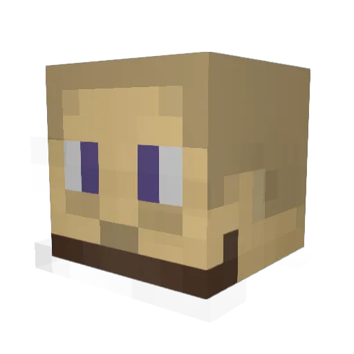 eyjo231 Minecraft avatar head, 3D render