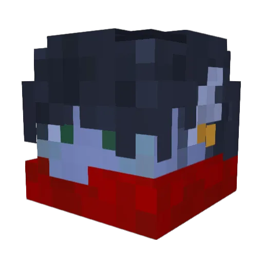 eymt00 Minecraft avatar head, 3D render