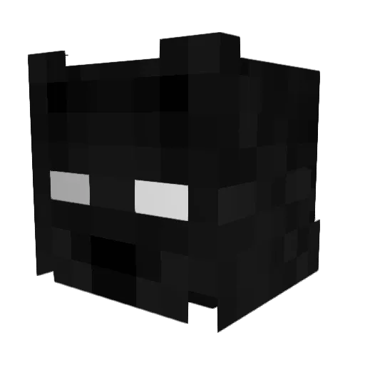 eywuan Minecraft avatar head, 3D render