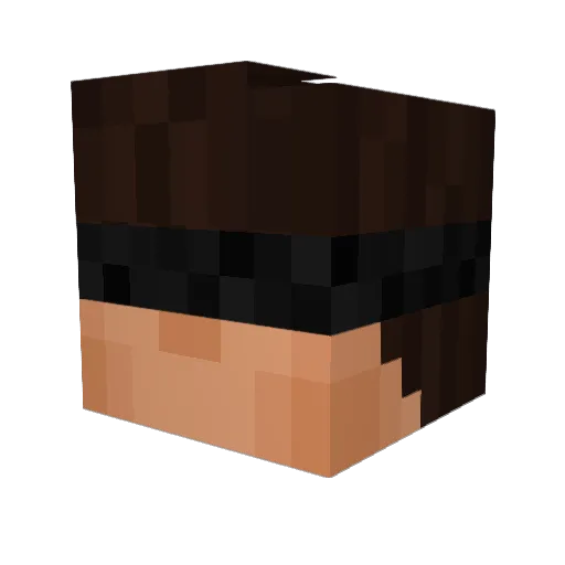 ez7r Minecraft avatar head, 3D render