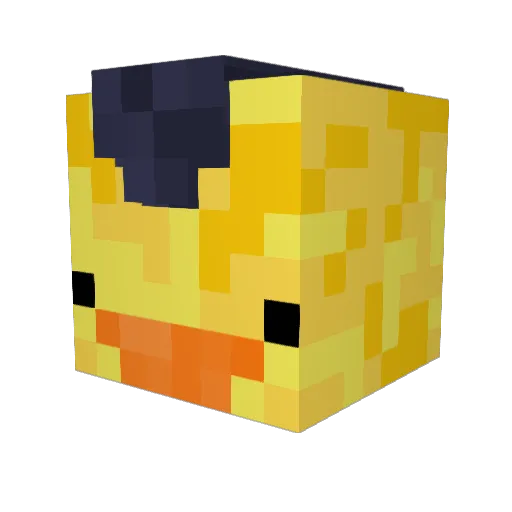 ez96 Minecraft avatar head, 3D render