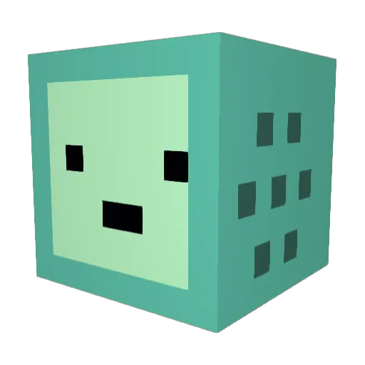 ez9z Minecraft avatar head, 3D render