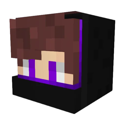 ezJordan Minecraft avatar head, 3D render