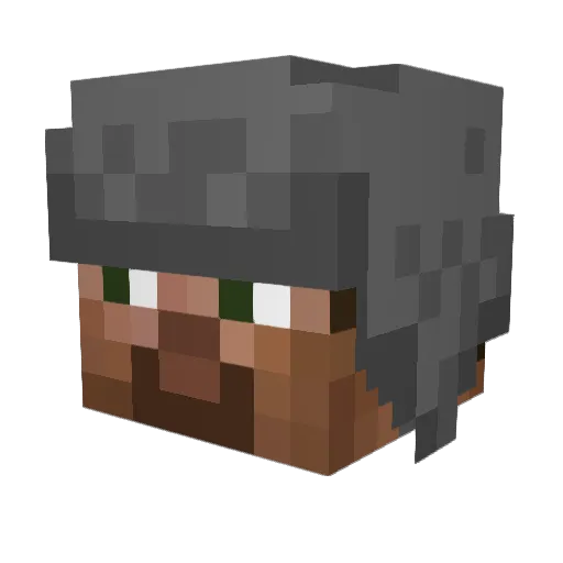 ezN8 Minecraft avatar head, 3D render