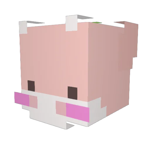 ezPasiy Minecraft avatar head, 3D render
