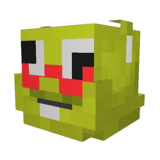 ezbouty Minecraft avatar head, 3D render