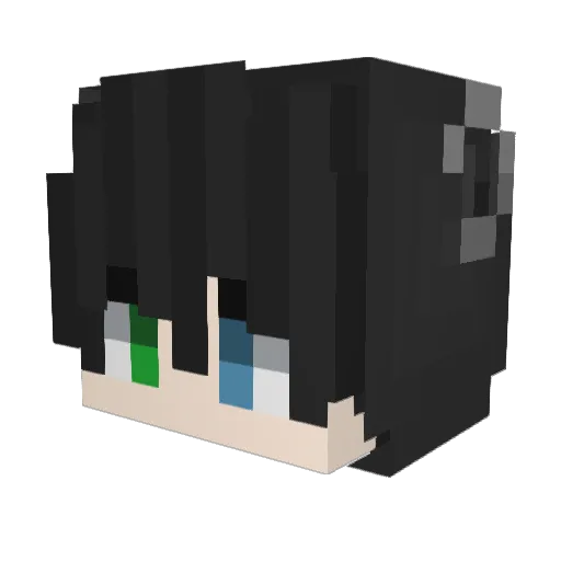 eze198 Minecraft avatar head, 3D render