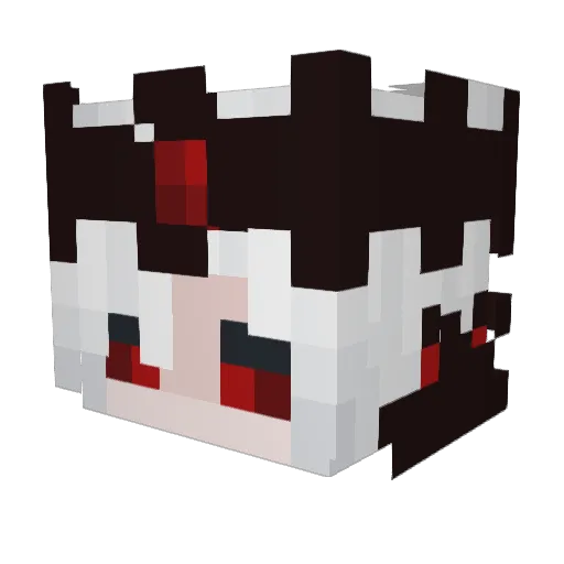 eze19c Minecraft avatar head, 3D render