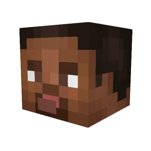 ezeequienn Minecraft avatar head, 3D render