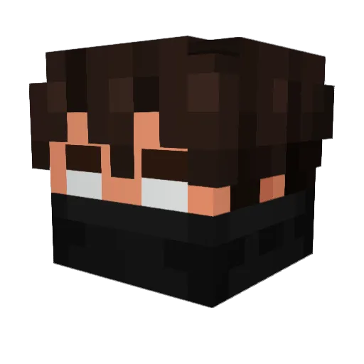 ezekes Minecraft avatar head, 3D render