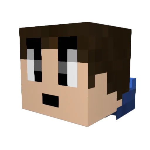ezekyle95 Minecraft avatar head, 3D render