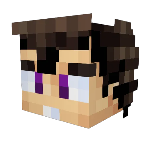 ezeroquee11 Minecraft avatar head, 3D render