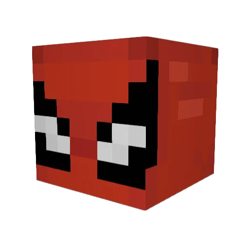 ezinity Minecraft avatar head, 3D render