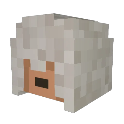 ezio1200 Minecraft avatar head, 3D render