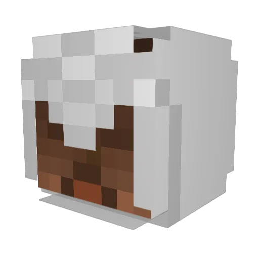 ezio_Ac Minecraft avatar head, 3D render