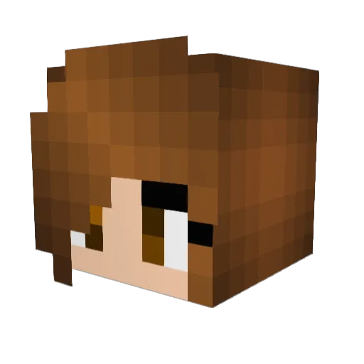 ezioboy Minecraft avatar head, 3D render