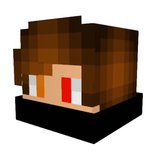 eziothelast Minecraft avatar head, 3D render