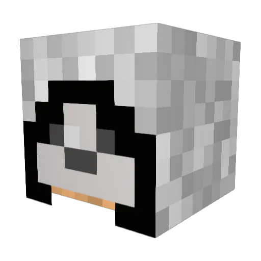 ezkay_one Minecraft avatar head, 3D render