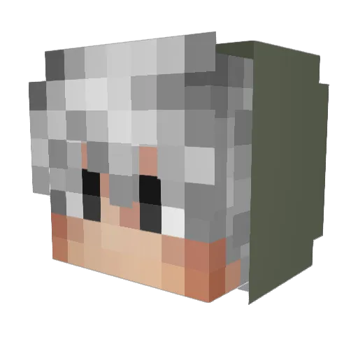 ezone50 Minecraft avatar head, 3D render