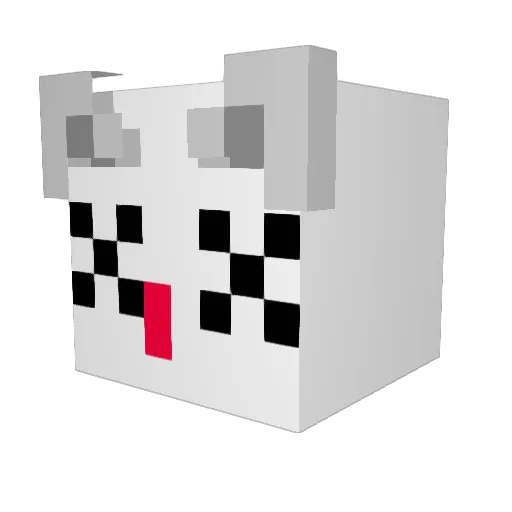 ezra_nosebleed Minecraft avatar head, 3D render
