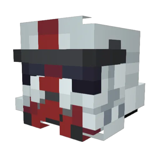 ezraninjago Minecraft avatar head, 3D render
