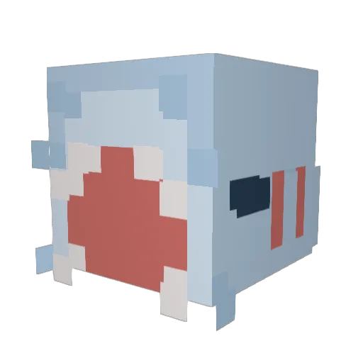 ezrinmeow Minecraft avatar head, 3D render