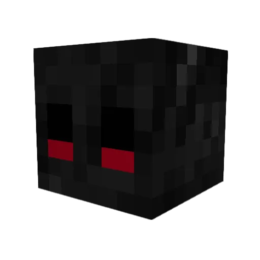 eztea Minecraft avatar head, 3D render