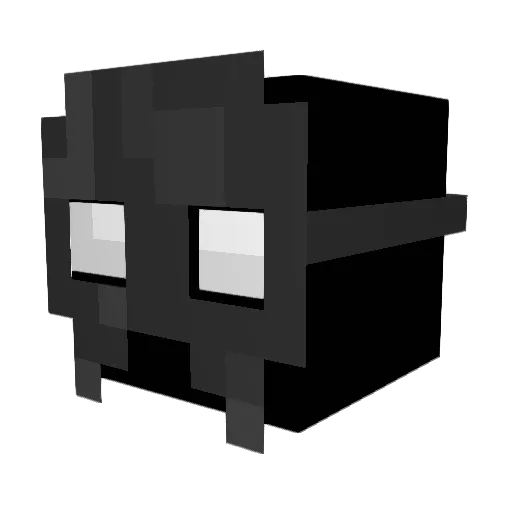 ezxd Minecraft avatar head, 3D render