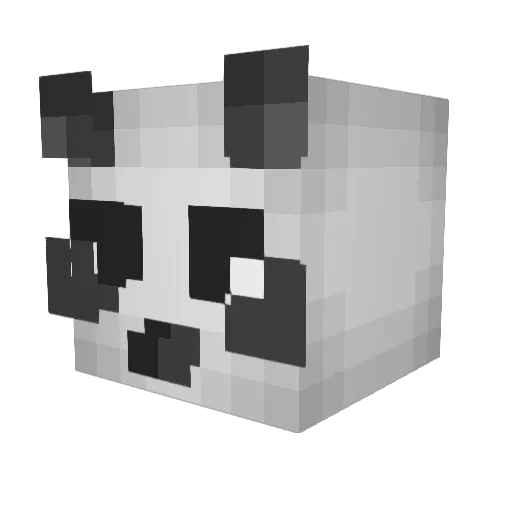 ezydzz Minecraft avatar head, 3D render