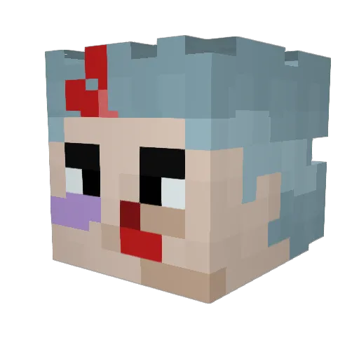 ezytrs Minecraft avatar head, 3D render