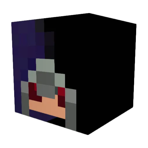 ezzZGame Minecraft avatar head, 3D render
