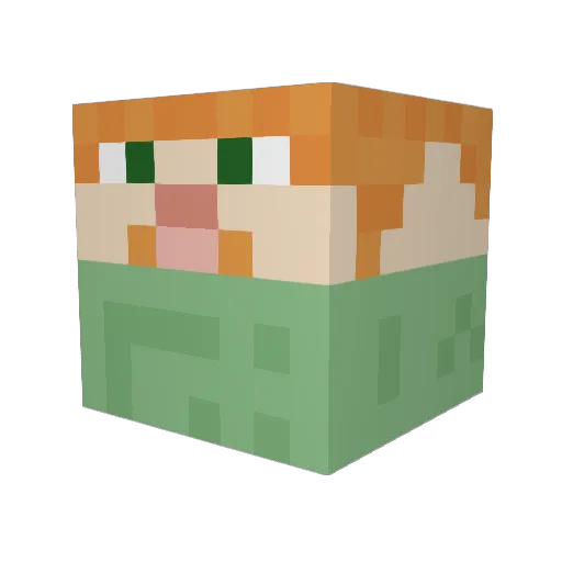 ezz_sos1ska Minecraft avatar head, 3D render