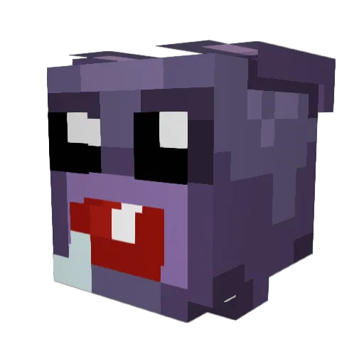 f00oo Minecraft avatar head, 3D render
