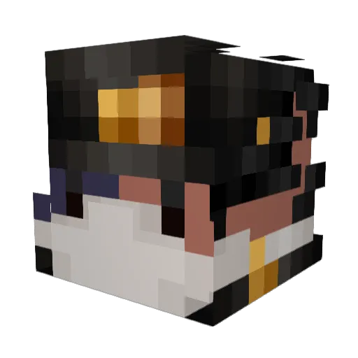 f0xenzo Minecraft avatar head, 3D render