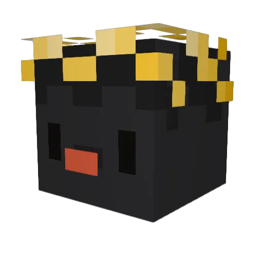 f1_khortuh Minecraft avatar head, 3D render