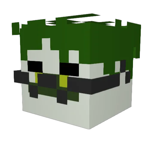 f1ame_121 Minecraft avatar head, 3D render