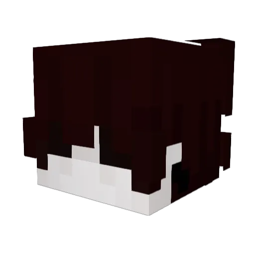 f1lcy Minecraft avatar head, 3D render