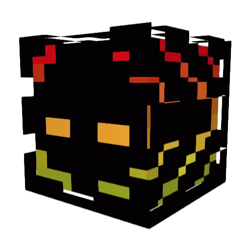 f1nanzamt Minecraft avatar head, 3D render
